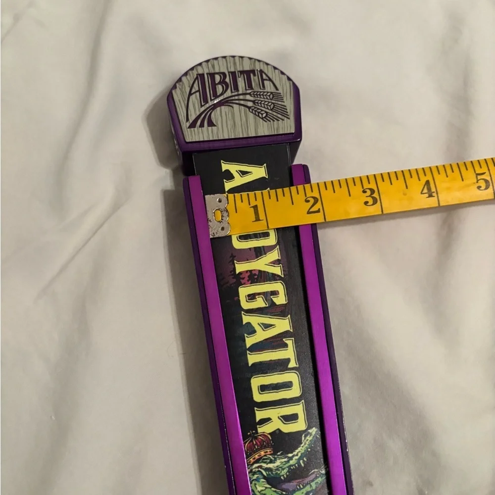 Abita brewery Andygator beer tap handle